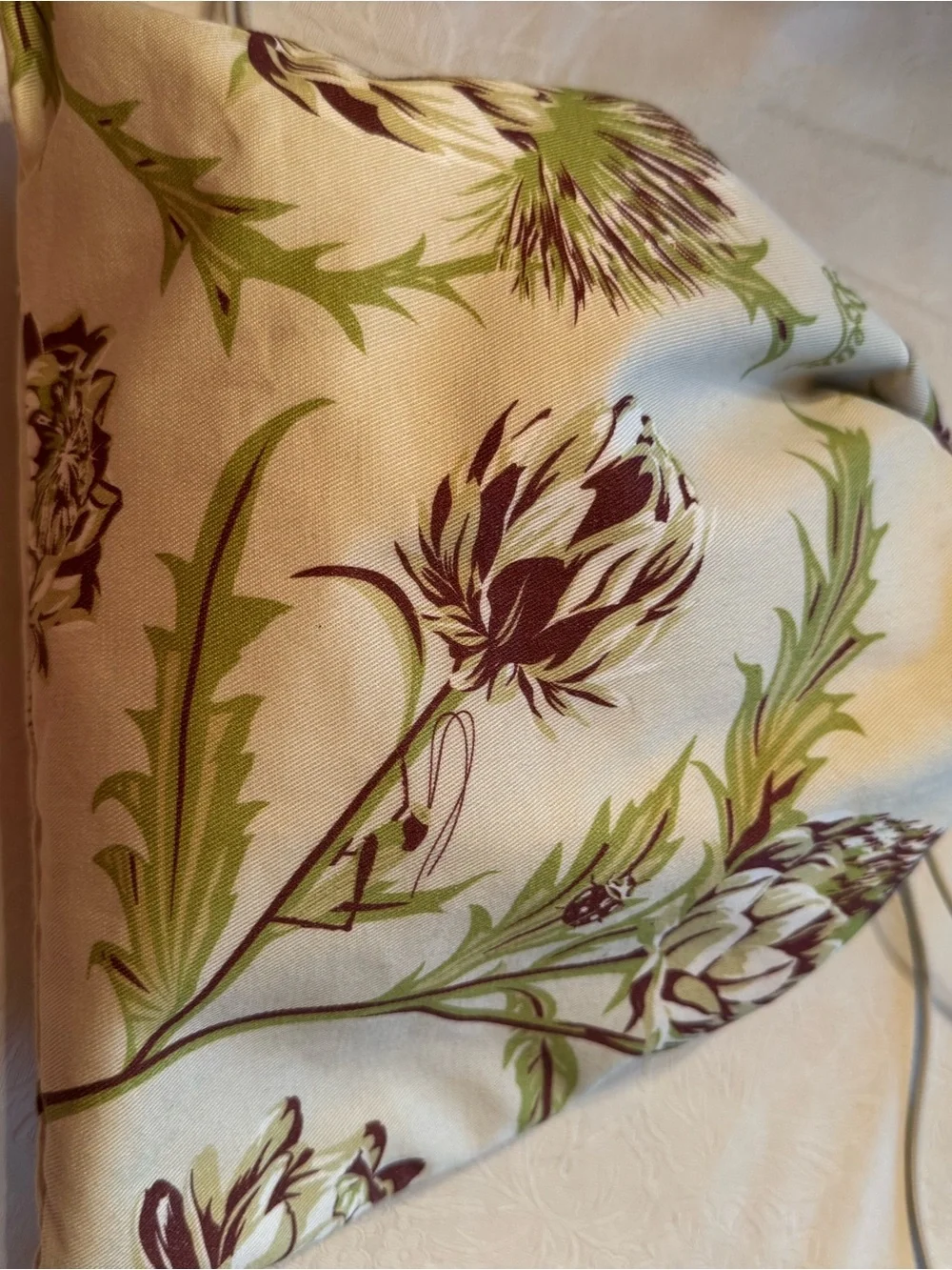 Loewe X Paula’s Ibiza Canvas Artichoke Print Pouch